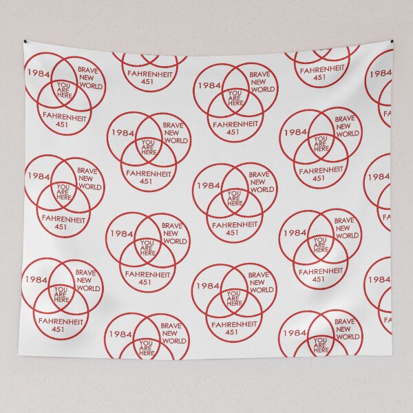 Item preview, 1984 Brave New World Fahrenheit 451 Conspiracy designed and sold by demetrius-krame.