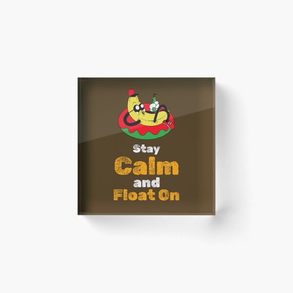 Item preview, Stay Calm and Float On - Water Yoga designed and sold by TaurusC95.