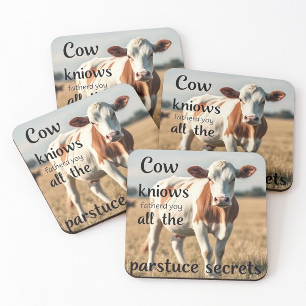 Item preview, Cow father knows all the pasture secrets designed and sold by SSMC DREAM DESIGN.