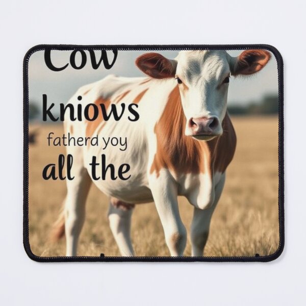 Item preview, Cow father knows all the pasture secrets designed and sold by SSMC DREAM DESIGN.