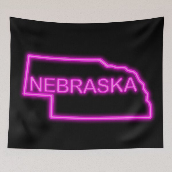 Item preview, Nebraska neon pink designed and sold by TylerHenry4900.