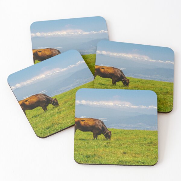 Item preview, Grazing Cow on Tateshina Highland Ranch, Nagano, Japan designed and sold by Pix4Japan.