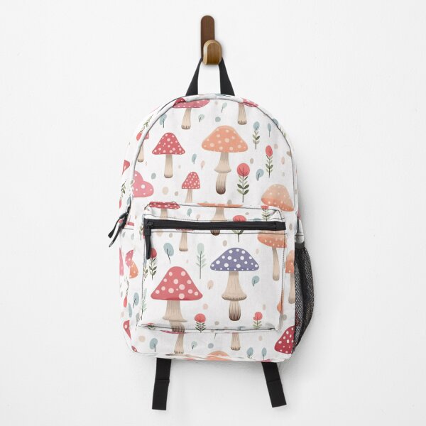 Item preview, Trippy mystical colorful mushroom pattern cottagecore cute aesthetic forestcore designed and sold by cocomelon168.