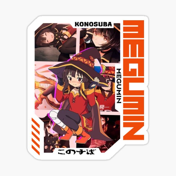 Megumin And Chomusuke Stickers for Sale | Redbubble