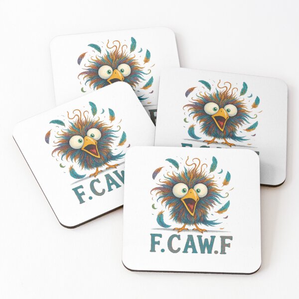 Item preview, Funny Screaming Bird Cartoon F.CAW.F Meme Design Gifts designed and sold by Maniutek.