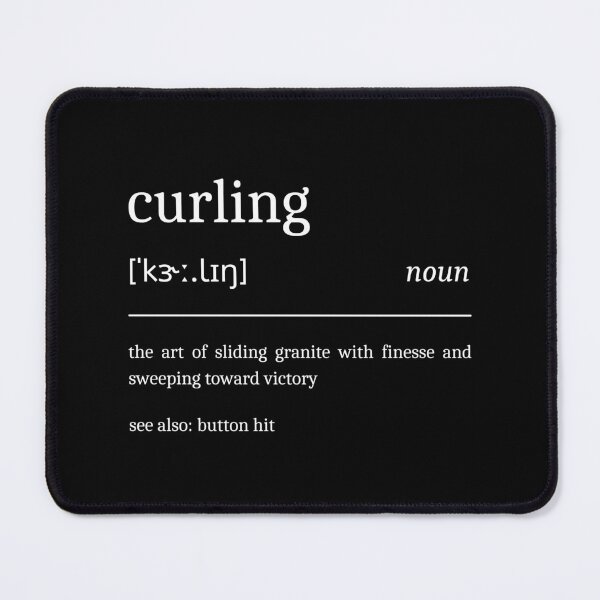 Item preview, Curling Definition Funny Motivational Curling Player Dictionary designed and sold by StrideSuccess.