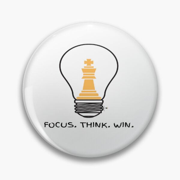 Item preview, Focus. Think. Win. - King designed and sold by PawnShiftGoods.