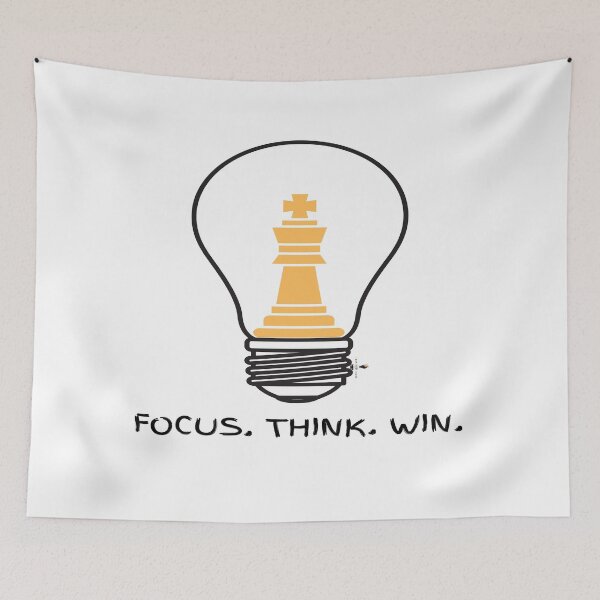 Item preview, Focus. Think. Win. - King designed and sold by PawnShiftGoods.