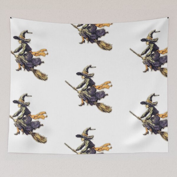 Item preview, Witch upon her broom designed and sold by MendaciousMina.