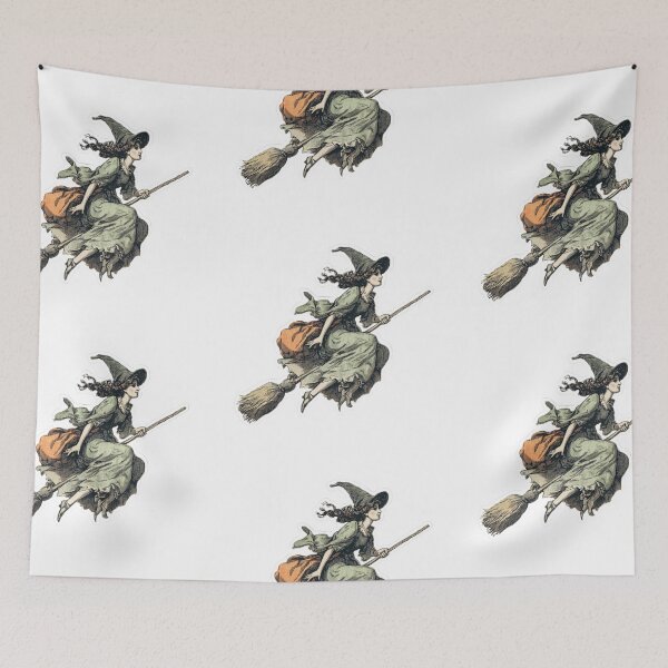 Item preview, Witch upon her broom designed and sold by MendaciousMina.