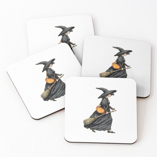 Item preview, Witch with her broom designed and sold by MendaciousMina.
