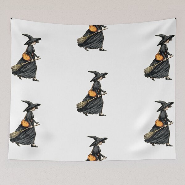 Item preview, Witch with her broom designed and sold by MendaciousMina.