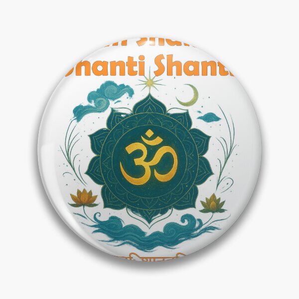 Item preview, Om Shanti Shanti Shanti T-Shirt | Mantra for Peace of Mind, Body & Spirit designed and sold by MySpiritTravels.