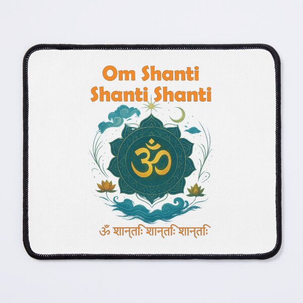Item preview, Om Shanti Shanti Shanti T-Shirt | Mantra for Peace of Mind, Body & Spirit designed and sold by MySpiritTravels.
