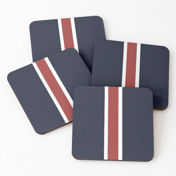 Item preview, Lunar Midnight & Red-White Striped designed and sold by DesignsByPrnces.