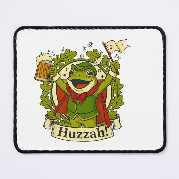 Item preview, Huzzah Renaissance Faire Frog Drinking | Huzzah Frog designed and sold by TeeARTHY.