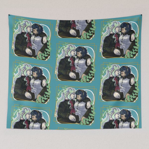 Item preview, Alonzo & Will - Gentle Affection - Framed designed and sold by AstralRavens.