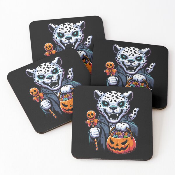 Item preview, Scary Halloween Leopard Ghost Spooky Candy Bag designed and sold by Artistoos.