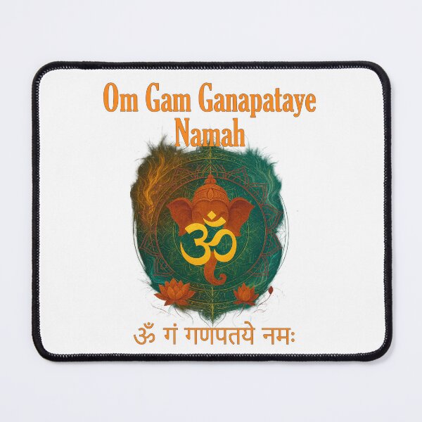 Item preview, Om Gam Ganapataye Namah T-Shirt | Ganesha Mantra for Removing Obstacles designed and sold by MySpiritTravels.