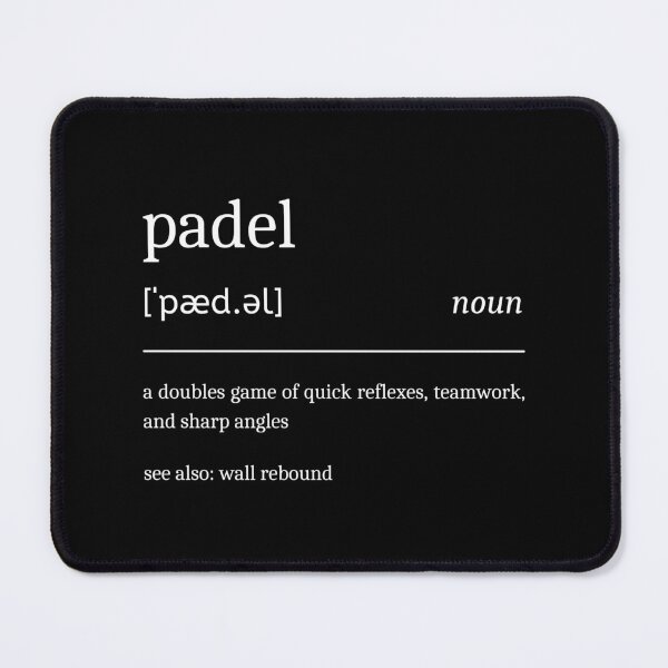 Item preview, Padel Definition Funny Motivational Padel Player Dictionary designed and sold by StrideSuccess.