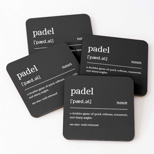 Item preview, Padel Definition Funny Motivational Padel Player Dictionary designed and sold by StrideSuccess.