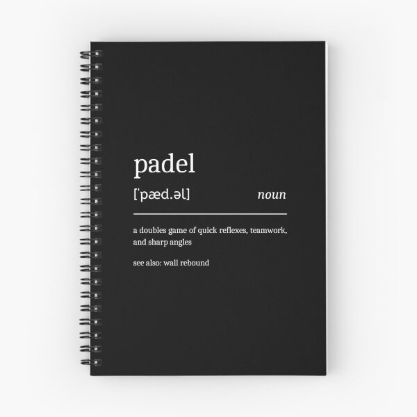 Artikelvorschau, Padel Definition Lustiges motivierendes Padel-Spieler-Wörterbuch entworfen und verkauft von StrideSuccess.