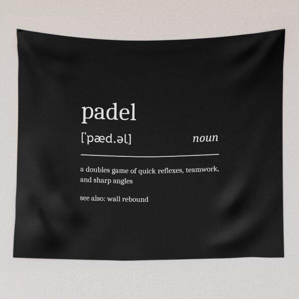 Item preview, Padel Definition Funny Motivational Padel Player Dictionary designed and sold by StrideSuccess.