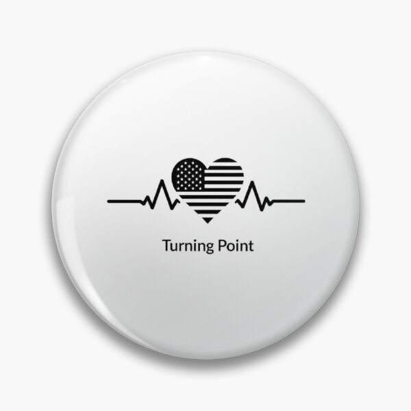 Item preview, Turning Point  Usa Heartbeat Black  White Design designed and sold by chuck-brock.