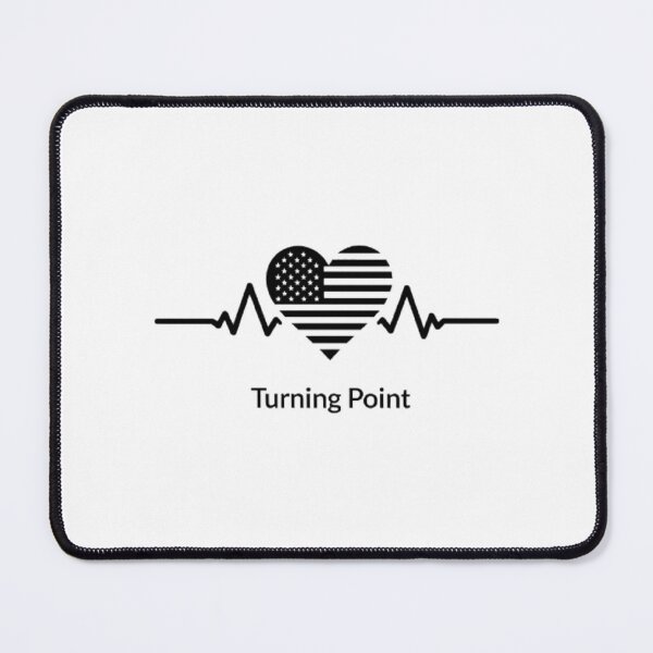 Item preview, Turning Point Usa Heartbeat Black White Design designed and sold by chuck-brock.