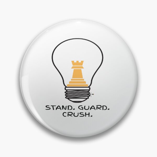 Item preview, Stand. Guard. Crush. - Rook designed and sold by PawnShiftGoods.