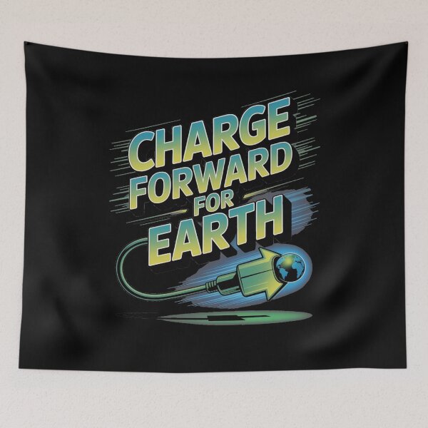 Item preview, powered by electricity - renewable energy - electric future - eco warrior - fast electric car - silent speedster - electric power - futuristic driver - eco driver - planet over petrol designed and sold by JansenGS.