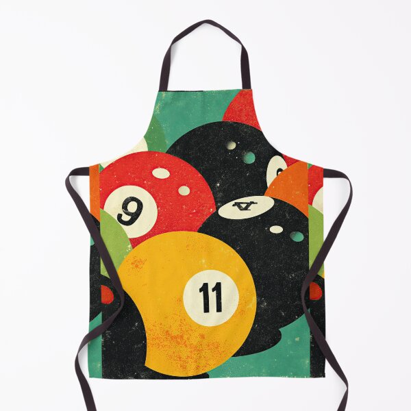 Aperçu de l'œuvre Composition colorée avec des boules de billard de style pop art créée et vendue par Piotrek0001.