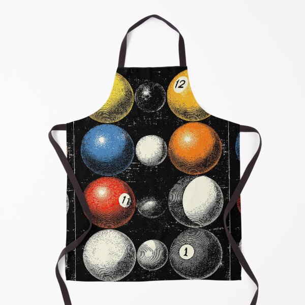 Item preview, Vintage engraving style collection of billiard balls designed and sold by Piotrek0001.
