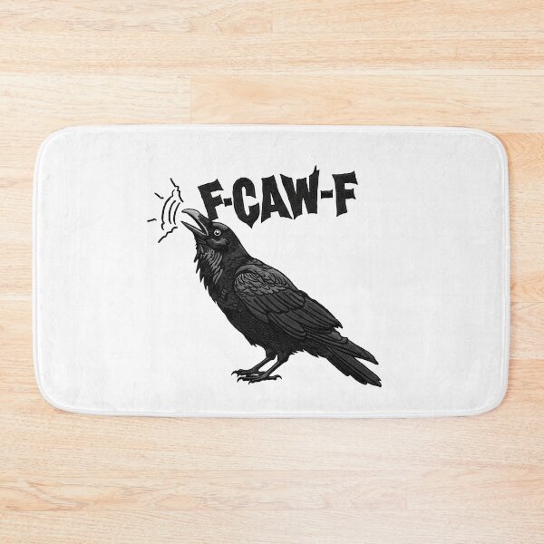 Item preview,  F-Caw-F Funny Crow Raven Pun designed and sold by TeeARTHY.