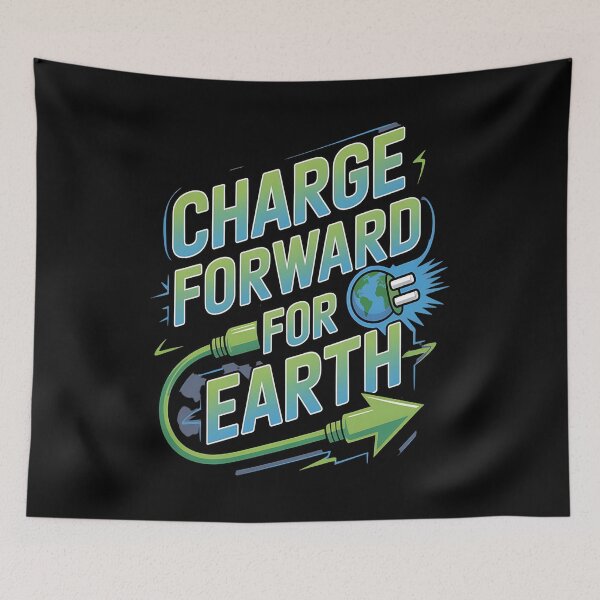 Item preview, powered by electricity - renewable energy - electric future - eco warrior - fast electric car - silent speedster - electric power - futuristic driver - eco driver - planet over petrol designed and sold by JansenGS.