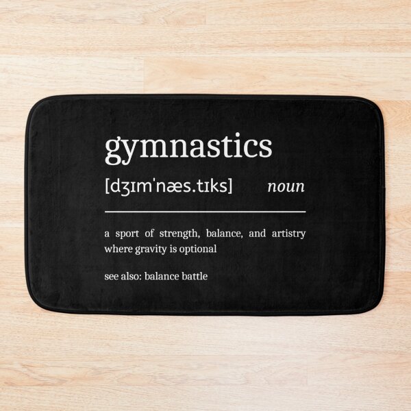 Item preview, Gymnastics Definition Funny Motivational Gymnast Dictionary designed and sold by StrideSuccess.