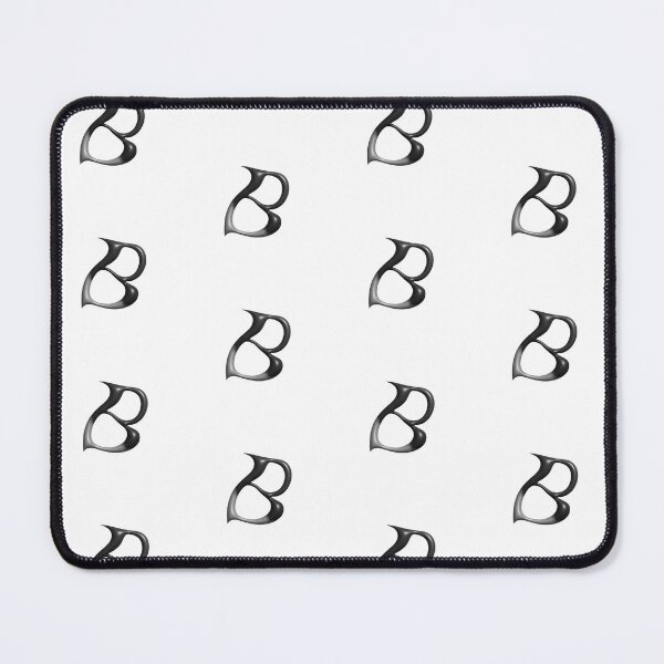 Item preview, Letter B – 3D Liquid Chrome Futuristic Monogram designed and sold by uncoXab.