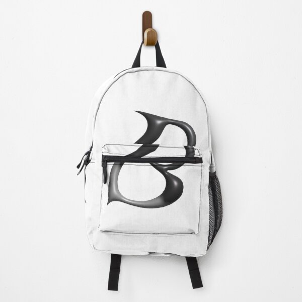 Item preview, Letter B – 3D Liquid Chrome Futuristic Monogram designed and sold by uncoXab.
