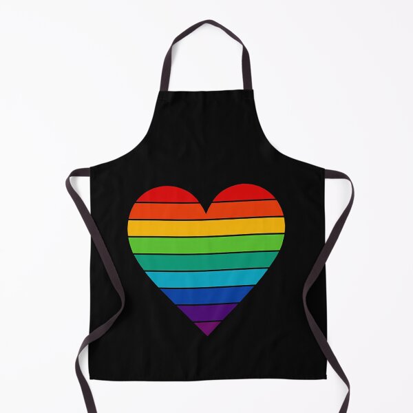 Item preview, Retro Rainbow Heart — Bold Striped Pride Heart Design designed and sold by DreamiCanvas.