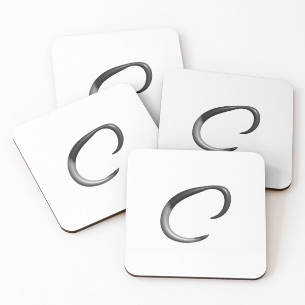 Artikelvorschau, Buchstabe C – 3D-Flüssigchrom-Futuristisches Monogramm entworfen und verkauft von uncoXab.