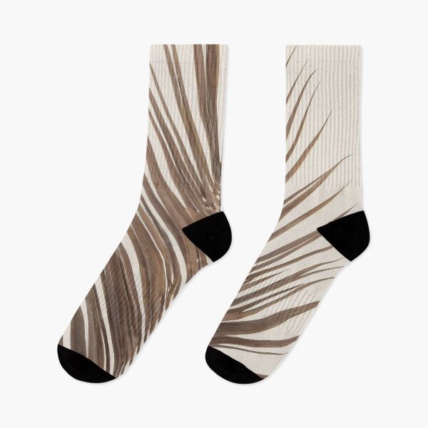 Item preview, Minimalist Botanical Neutral Brown Beige Palm Leaf, Boho Modern Tropical designed and sold by ArticraftShop.