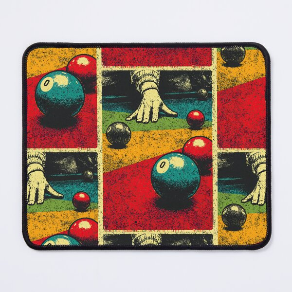 Item preview, Player's hand on a pool table retro style designed and sold by Piotrek0001.
