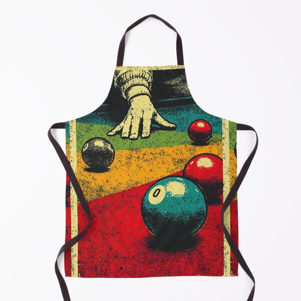 Item preview, Player's hand on a pool table retro style designed and sold by Piotrek0001.