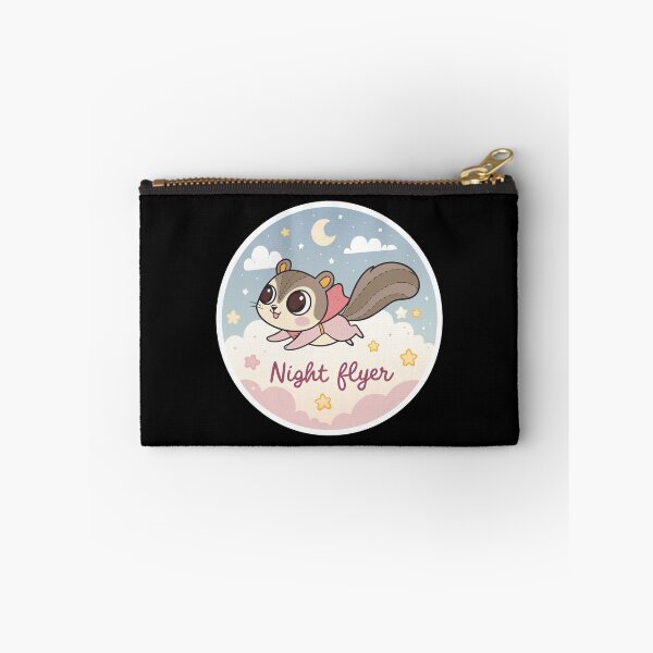 Item preview, Cute Flying Squirrel  – Night Flyer Cartoon Animal Illustration designed and sold by VividOrganica.