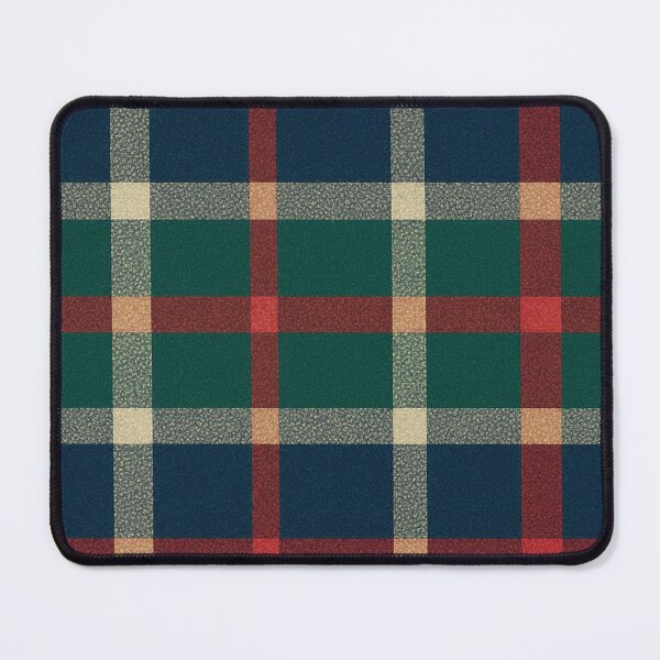 Item preview, Elegance in Checks: The Ivory-Navy Plaid Statement designed and sold by annenambiro.