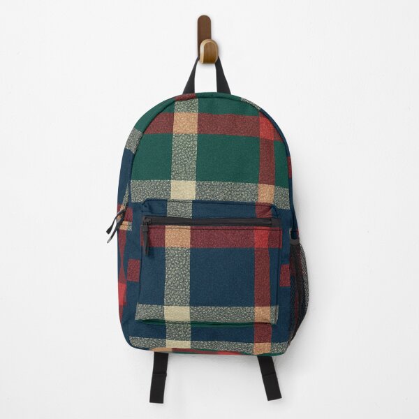 Item preview, Elegance in Checks: The Ivory-Navy Plaid Statement designed and sold by annenambiro.