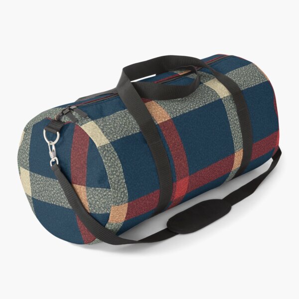 Item preview, Elegance in Checks: The Ivory-Navy Plaid Statement designed and sold by annenambiro.