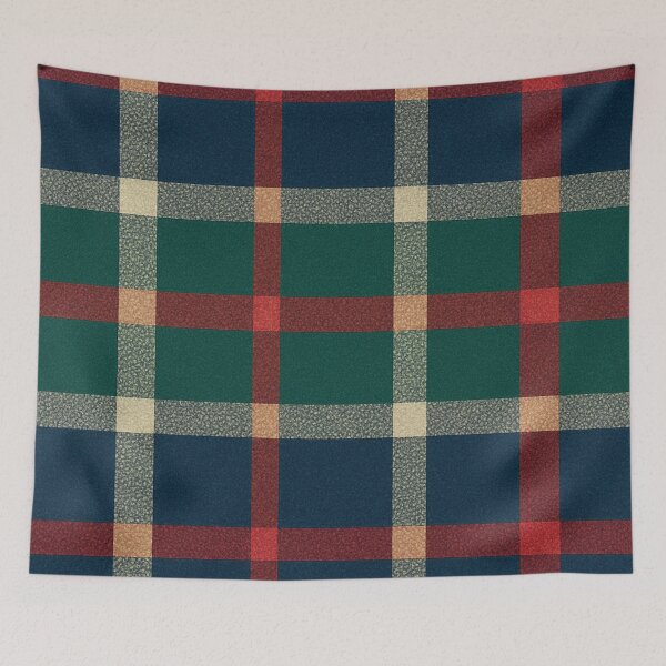 Item preview, Elegance in Checks: The Ivory-Navy Plaid Statement designed and sold by annenambiro.