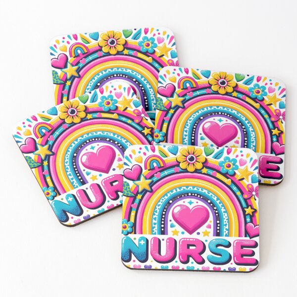 Item preview, Colorful Nurse Design designed and sold by The Loved Label.