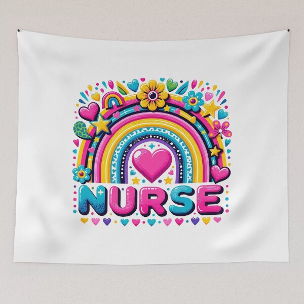 Item preview, Colorful Nurse Design designed and sold by The Loved Label.